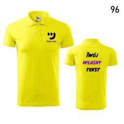 Koszulka Męska Polo Single J. Z Własnym Nadrukiem