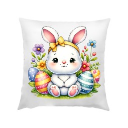 POSZEWKA  NA PODUSZKĘ WIELKANOC 40X40cm DZIECIĘCY WZÓR