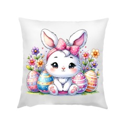 POSZEWKA NA PODUSZKĘ WIELKANOC 40X40cm DZIECIĘCY WZÓR