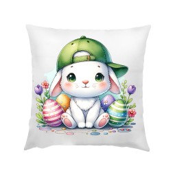 POSZEWKA NA PODUSZKĘ WIELKANOC 40X40cm DZIECIĘCY WZÓR