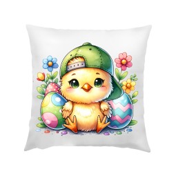 POSZEWKA NA PODUSZKĘ WIELKANOC 40X40cm DZIECIĘCY WZÓR