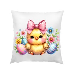 POSZEWKA NA PODUSZKĘ WIELKANOC 40X40cm DZIECIĘCY WZÓR