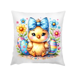 POSZEWKA NA PODUSZKĘ WIELKANOC 40X40cm DZIECIĘCY WZÓR