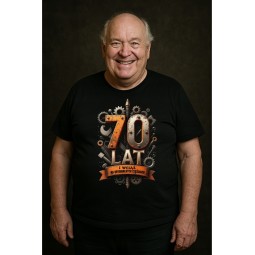 KOSZULKA MĘSKA 70 URODZINOWY