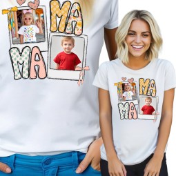 KOSZULKA DZIEŃ MAMY ZE ZDJĘCIEM DZIECI