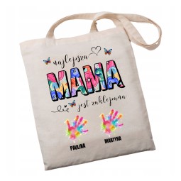 TORBA DZIEŃ MAMY UPOMINEK Z IMIONAMI DZIECI GOTOWY PREZENT