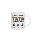 KUBEK NA PREZENT DLA TATY  NAJLEPSZY TATA JEST ZAKLEPANY IMIONA DZIECI