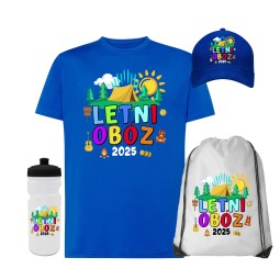 ZESTAW KOLONIJNY/OBOZOWY Z WŁASNYM NADRUKIEM