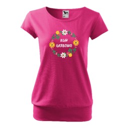 Koszulka City Koło Gospodyń Wiejskich Czerwień Purpurowa