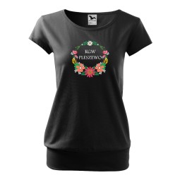 Koszulka City Koło Gospodyń Wiejskich Czarna