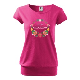 Koszulka City Koło Gospodyń Wiejskich Czerwień Purpurowa