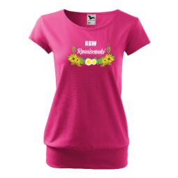 Koszulka City Koło Gospodyń Wiejskich Czerwień Purpurowa