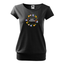 Koszulka City Koło Gospodyń Wiejskich Czarna