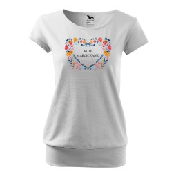 Koszulka City Koło Gospodyń Wiejskich Biała