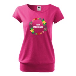 Koszulka City Koło Gospodyń Wiejskich Czerwień Purpurowa