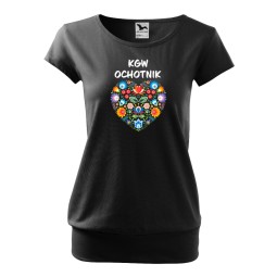 Koszulka City Koło Gospodyń Wiejskich Czarna