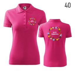 Koszulka Damska Polo Pique Koło Gospodyń Wiejskich