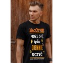 MACGYVER KOSZULKA PREZENT DZIEŃ TATY CZARNA