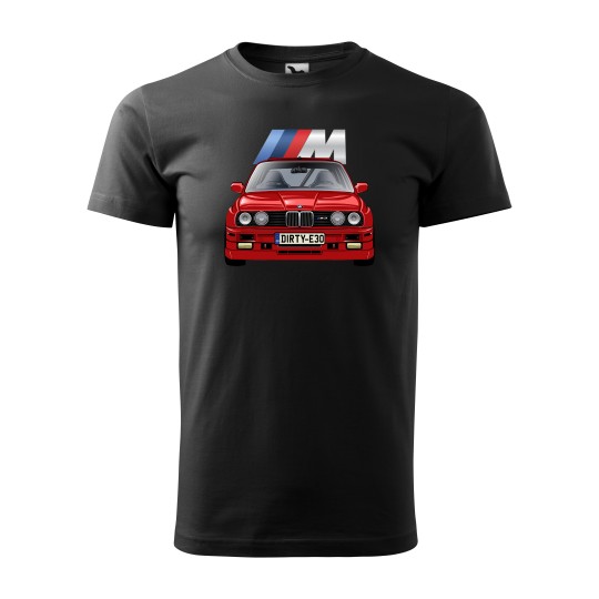 KOSZULKA MĘSKA DLA FANA BMW CZARNA