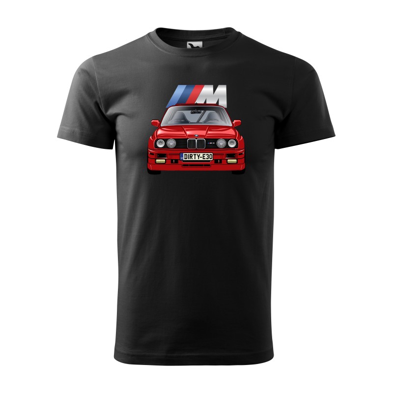 KOSZULKA MĘSKA DLA FANA BMW CZARNA
