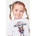 KOSZULKA PRZEDSZKOLAK NADRUK JESTEM GOTOWA NA PRZEDSZKOLE BIAŁA