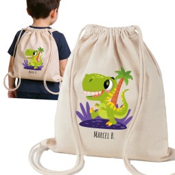 WORKOPLECAK  Z IMIENIEM DO ŻŁOBKA SZKOŁY PRZEDSZKOLA NA KAPCIE BAWEŁNIANY