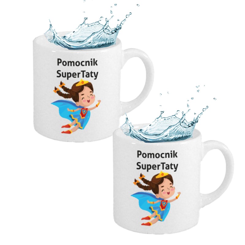 MINI KUBEK DLA DZIECKA KUBECZEK CERAMICZNY BIAŁY 150 ml