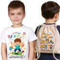 ZESTAW DO PRZEDSZKOLA KOSZULKA PERSONALIZOWANA I WOREK BAWEŁNIANY ZESTAW DO PRZEDSZKOLA KOSZULKA PERSONALIZOWANA I WOREK BAWEŁNIANY