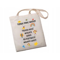 TORBA NA DZIEŃ NAUCZYCIELA PREZENT Z NADRUKIEM UPOMINEK