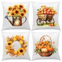 POSZEWKI NA PODUSZKĘ JESIENNE 40x40 cm DEKORACYJNE JESIENNE ZESTAW 4 sztuk POSZEWKI NA PODUSZKĘ JESIENNE 40x40 cm DEKORACYJNE JESIENNE ZESTAW 4 sztuk