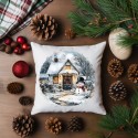 POSZEWKI NA PODUSZKĘ BOŻE NARODZENIE 40X40cm DO SALONU OZDOBA ZESTAW 4 POSZEWKI NA PODUSZKĘ BOŻE NARODZENIE 40X40cm DO SALONU OZDOBA ZESTAW 4