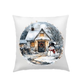 POSZEWKA NA PODUSZKĘ ŚWIĄTECZNA 40X40cm OZDOBNA DO SALONU BOŻE NARODZENIE