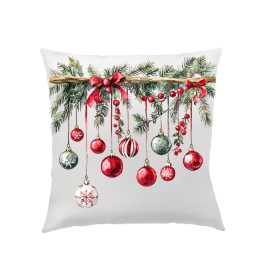 POSZEWKA NA PODUSZKĘ ŚWIĄTECZNA 40X40cm OZDOBNA DO SALONU BOŻE NARODZENIE