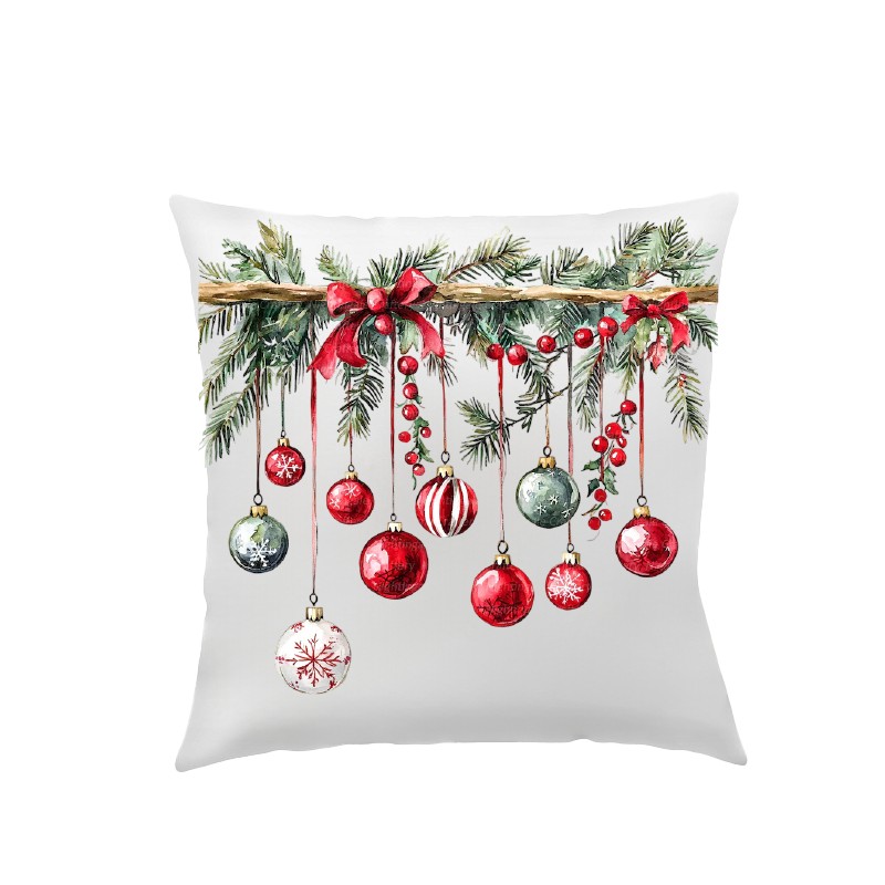 POSZEWKA NA PODUSZKĘ ŚWIĄTECZNA 40X40cm OZDOBNA DO SALONU BOŻE NARODZENIE
