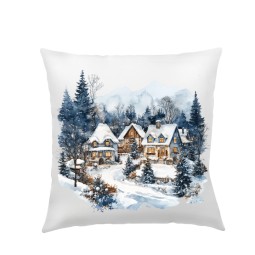 POSZEWKA NA PODUSZKĘ ŚWIĄTECZNA 40X40cm OZDOBNA DO SALONU BOŻE NARODZENIE