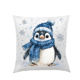 POSZEWKA NA PODUSZKĘ ŚWIĄTECZNA 40X40cm OZDOBNA DO SALONU BOŻE NARODZENIE