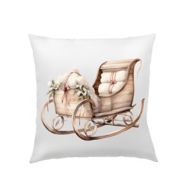 POSZEWKA NA PODUSZKĘ ŚWIĄTECZNA 40X40cm OZDOBNA DO SALONU BOŻE NARODZENIE