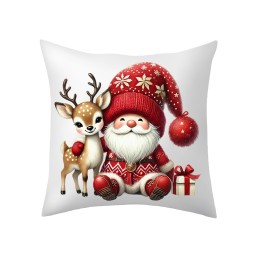 POSZEWKA NA PODUSZKĘ ŚWIĄTECZNA DZIECIĘCA 40X40cm OZDOBNA BOŻE NARODZENIE