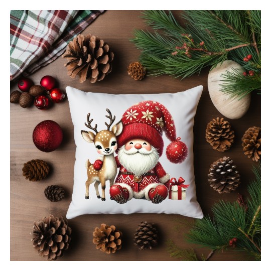 POSZEWKA NA PODUSZKĘ ŚWIĄTECZNA DZIECIĘCA 40X40cm OZDOBNA BOŻE NARODZENIE
