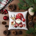 POSZEWKA NA PODUSZKĘ ŚWIĄTECZNA DZIECIĘCA 40X40cm OZDOBNA BOŻE NARODZENIE