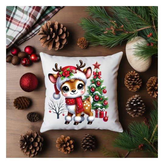 POSZEWKI NA PODUSZKĘ DZIECIĘCE BOŻE NARODZENIE 40X40cm OZDOBA ZESTAW 4
