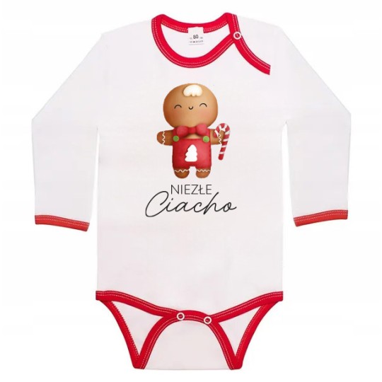 BODY NIEMOWLĘCE NIEZŁE CIACHO NA PREZENT BAWEŁNIANE BIAŁE
