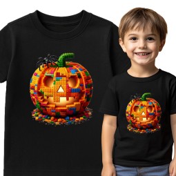Koszulka Dziecięca Halloween Dzień Dyni Tshirt