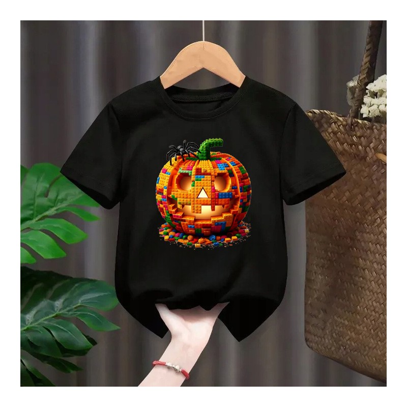 Koszulka Dziecięca Halloween Dzień Dyni Tshirt