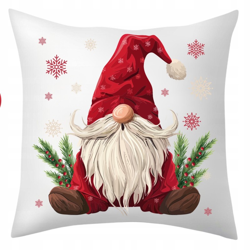 POSZEWKI NA PODUSZKĘ BOŻE NARODZENIE 40X40cm DO SALONU OZDOBA ZESTAW 4