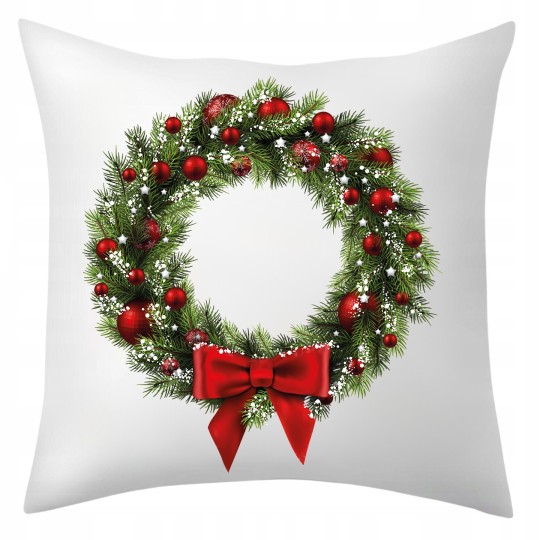 POSZEWKA ŚWIĄTECZNA DEKORACYJNA MERRY CHRISTMAS RÓŻNE WZORY 38X38CM