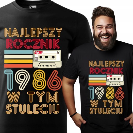 KOSZULKA MĘSKA 40 URODZINOWY