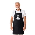 FARTUCH DLA DZIADKA CZARNY Z IMIENIEM PERSONALIZOWANY DZIEŃ DZIADKA 90cm