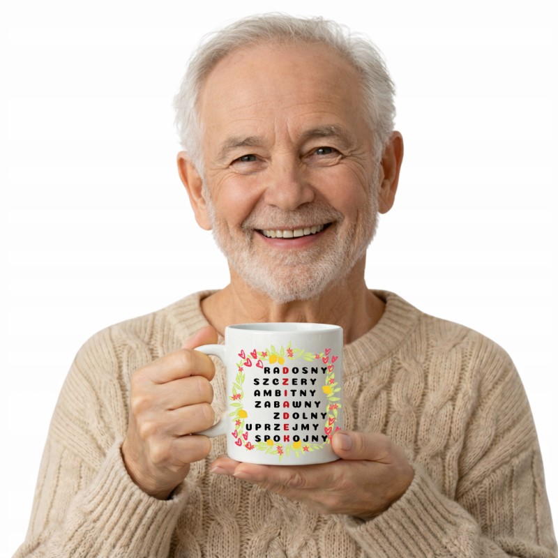 KUBEK DLA DZIADKA PREZENT NA DZIEŃ DZIADKA CERAMICZNY 330 ml