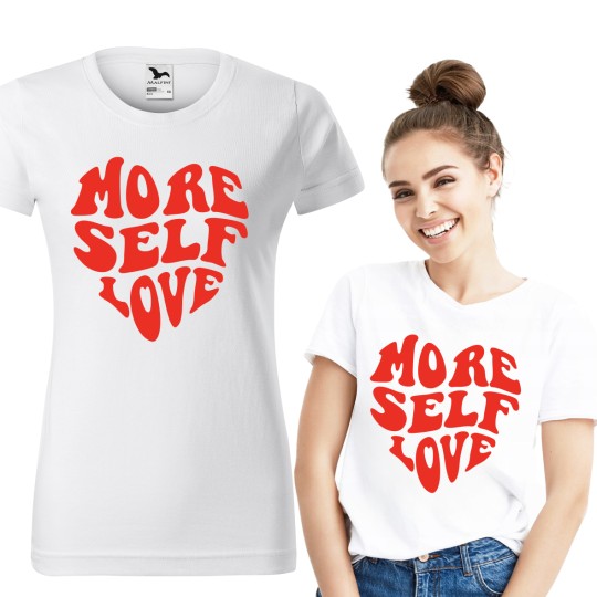 KOSZULKA DAMSKA NA WALENTYNKI DLA ZAKOCHANYCH NA PREZENT